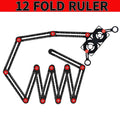 4/6/9/12 Aluminum Alloy Measuring For Tile Positioning And Opening Ruler Manual Multi-Angle Measuring Ruler Construction Tools
