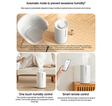 XIAOMI MIJIA Smart Antibacterial Humidifier 2 For Home 4.5L UVC 99.9% Sterilization Air Humidifier Aroma Essential Oils Diffuser