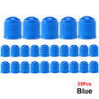 AUTCOAT-Tire Stem Valve Caps, Plastic Valve Caps, Universal Stem Covers for Cars, SUVs, Bike &amp; Bicycle, Trucks, Motorcycles 