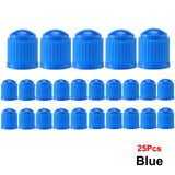 AUTCOAT-Tire Stem Valve Caps, Plastic Valve Caps, Universal Stem Covers for Cars, SUVs, Bike &amp; Bicycle, Trucks, Motorcycles 