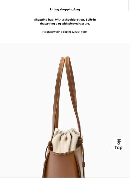 2024 New Fashionable Versatile Large Capacity City Drawstring Handbag Women's Shoulder Bag Crossbody Bag Motorcycle Equipment Ac