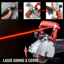 VEVOR Max 4800W Wall Chaser Concrete Cutter Electric Laser Aiming Groove Slotting Machine 125mm Circular Saw Cutting Power Tool
