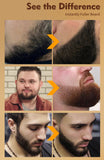 Waterproof Beard Pen Filler Men Moustache Coloring Pen Beard Coloring Filling Enhancer Black Fiber Hair Beard Stuffing Pen Tool