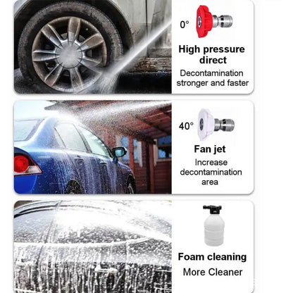 New 45Bar 15000W Cordless Car Washer High Pressure Cleaner Washing Machine Sprayer Gun Portable High Pressure Washers For Makit