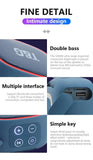 Wireless Bluetooth Speaker Outdoor Portable Subwoofer FM Radio Music Sound Box Mini Aux Bluetooth Bocina Blootooth Mp3 Audio Loud