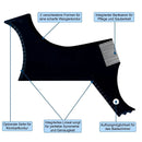 Men Beard Styling Template Stencil Beard Comb Fits All-In-One Beard Shaping Tool Barber Supplies Professional Beard Accessories