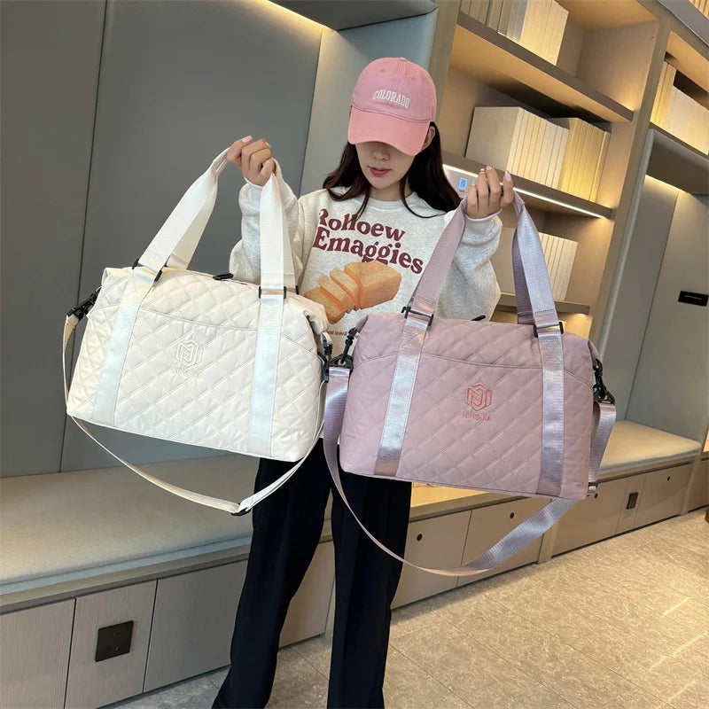 Lingerie Travel Luggage Bag Female Lightweight Korean Crossbody Gym Bag Premium Sense Large Capacity Travel Storage Bag