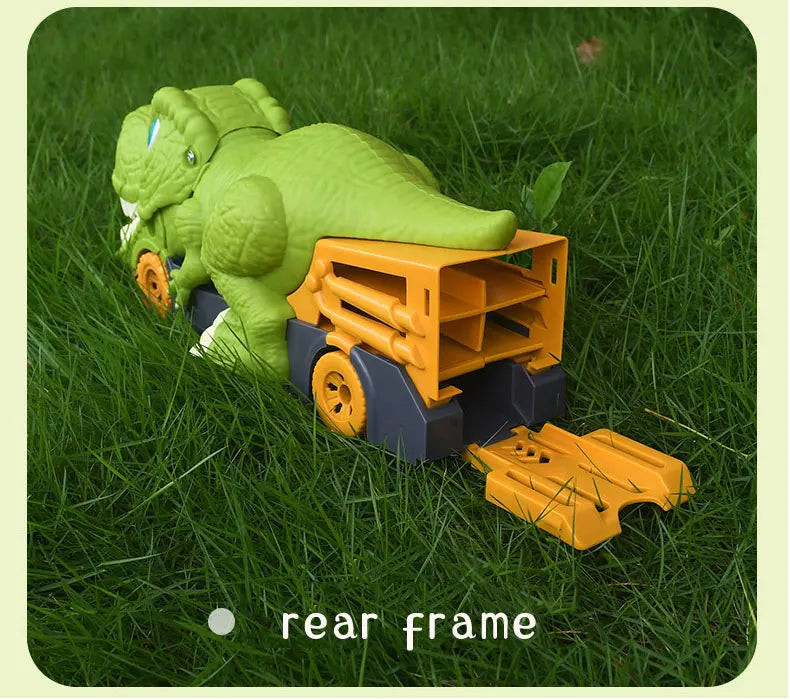 New Dinosaur Toy Play Vehicle Game For Boy Car Carrier Truck Children Montessori Gift Kid Racing Track with Children Mini Car