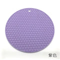 xgnvpy Silicone Mat Coaster Food Grade Non-slip Placemat Table Protection Kitchen Accessory Gadget Round Cup Mat
