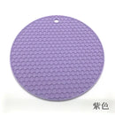 xgnvpy Silicone Mat Coaster Food Grade Non-slip Placemat Table Protection Kitchen Accessory Gadget Round Cup Mat