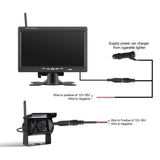LeeKooLuu Wireless Dual Backup Reversing Cameras and 7" IPS Car Monitor IR Night Vision Rear View Camera for RV Truck Trail Bus