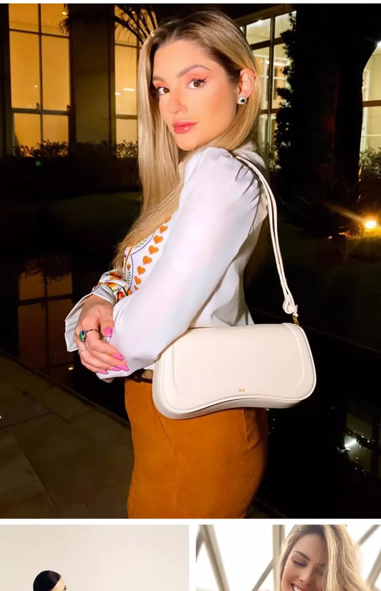 JW PEI Fashionable Trendy Adjustable Crossbody Bag Vintage Women's Shoulder Bag Pudding Bag JOYFashionable 1C56