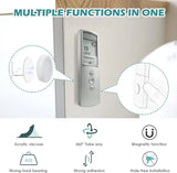 Strong Magnetic Hooks Home Office Wall-Mounted Remote Control Magnet Holder Keys Anti-Lost Hanging Hanger Organizer Hook