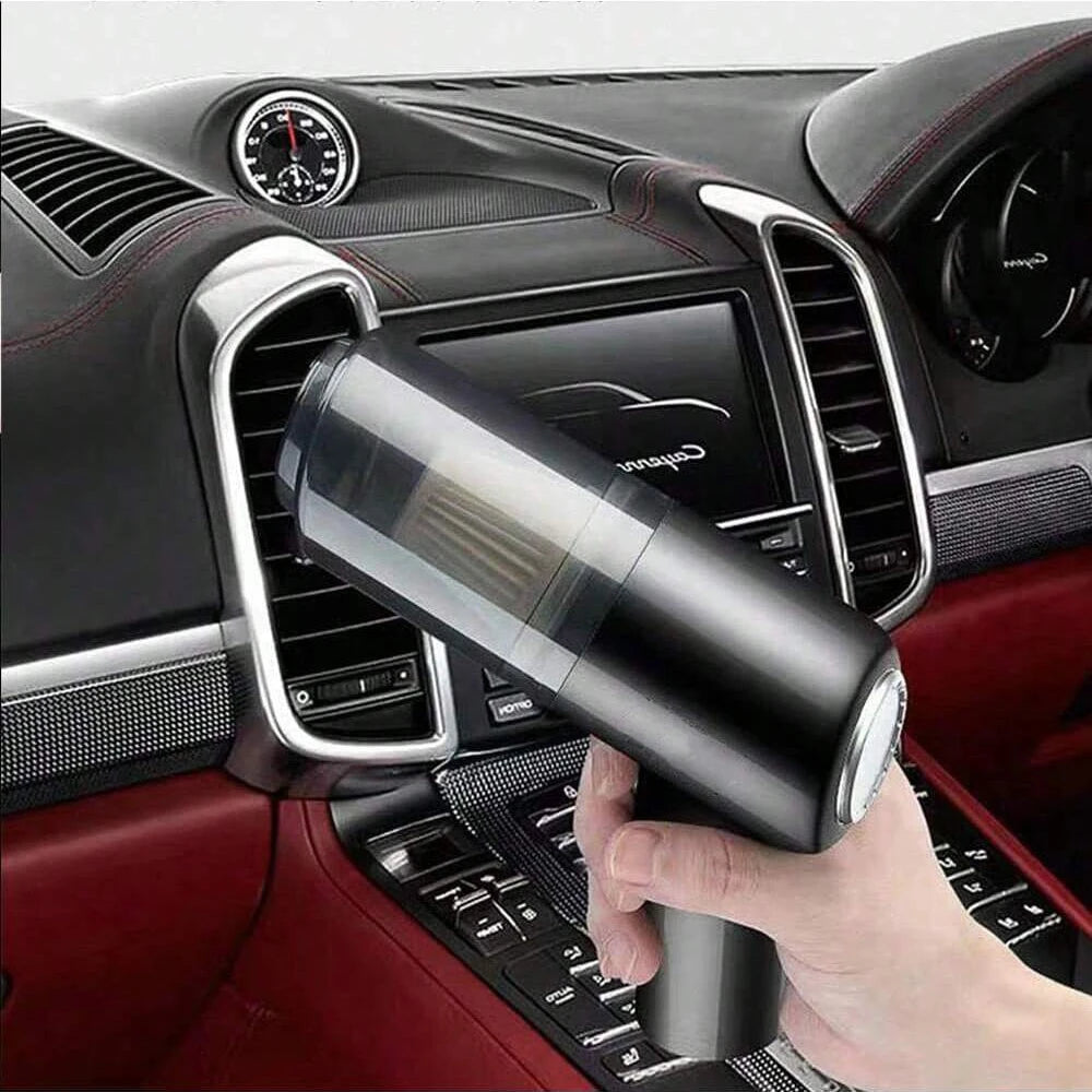 Aspiradora 3 en 1 con succión y soplado integrados, aspiradora combinada con carga USB, aspiradora pequeña para coche y hogar.