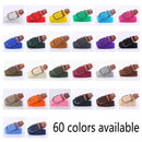 107/120/130cm UNISEX Casual Knitted Pin Buckle Women Belt Woven Canvas Elastic Expandable Braided Stretch Jeans Belts for Men