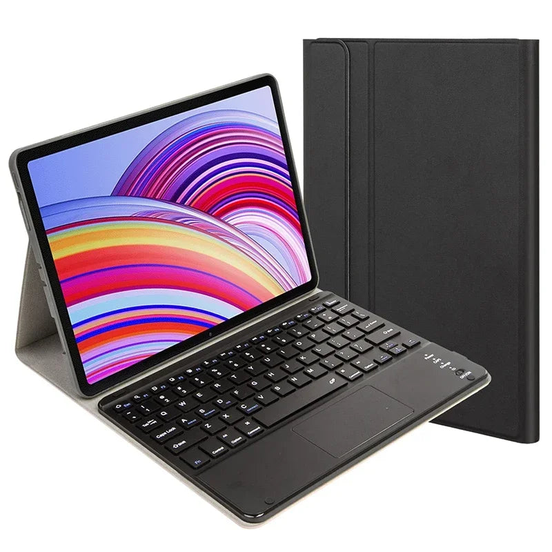 Trackpad Backlit Bluetooth Keyboard Case For Xiaomi Redmi Pad Pro 12.1 Inch Funda Tablet Case Spanish Keyboard Cover Portuguese