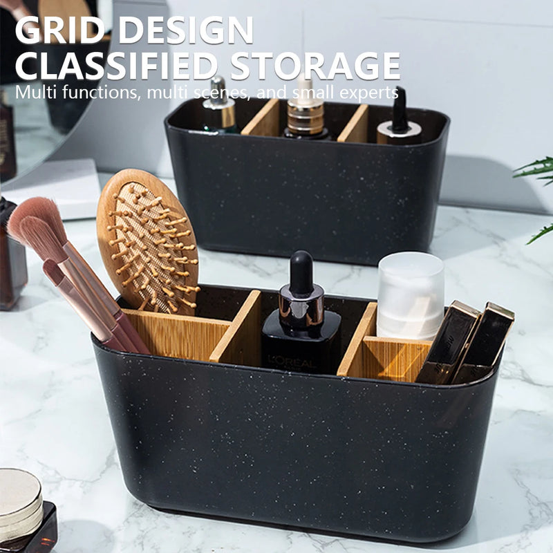 Bamboo Electric toothbrush Holder Razor Makeup Brush Storage Box Toothpaste Toothbrush Stand Bathroom accessories