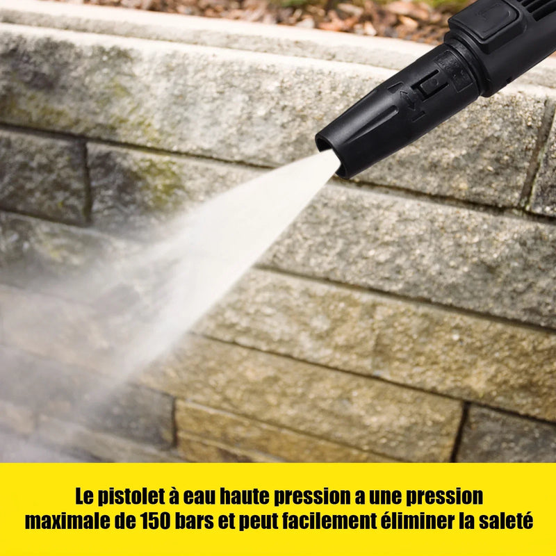 Limpiadores de alta presión de 1500 W, lavadoras de autos, herramientas de limpieza para jardines, pistolas de agua Karcher, pistolas de riego para jardines.