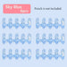 TM Blue 6pcs ring