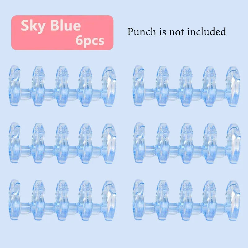 Fromthenon 5 Holes Puncher Loose Leaf Notebook Paper Mini Puncher Loose-leaf Binding Student Office Stationery Supplies