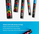 16pcs Japan UNI POSCA Markers Set Acrylic Graffiti Drawing Permanent Waterproof Children's Drawing PC-3M/1M/5M Art Supplies