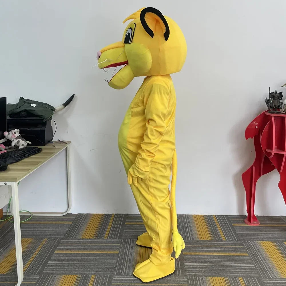 Adult size Lion King Simba Timon Pumbaa Cartoon character costume Mascot Advertis Fancy Dress Party Animal carnival Celebration