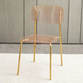 Modern Simple Household Transparent Dining Chair Backrest Single Person Leisure Net Red Table Plastic Chair Makeup Chairs  стул