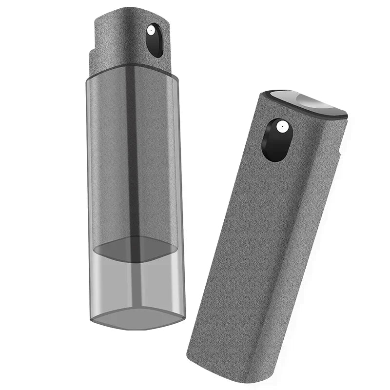 Microfiber Cloth Screen Cleaner Touchscreen Mist Cleaner All in One Spray Bottle Wipe Cleaner Fingerprint-Proof Cleaning Tool