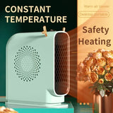 Mini calentador eléctrico portátil de calentamiento rápido, ahorro de energía, dispositivo de calentamiento portátil, ideal para uso doméstico y calefacción de dormitorios.