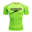 Compressão correndo camiseta masculina topos spee impressão t camisas masculinas de secagem rápida ginásio roupas esportivas mma rashguard camisa t para o sexo masculino