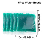 5pcs Transparent Grow Home &amp; Garden Crystal Soil Water Beads Room Decor Ball Wedding Decoration Gel Pearls Hydrogel Orbiz Seedlings 
