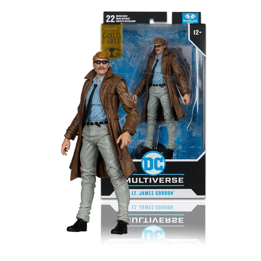 McFarlane Toys Batman & Lt. James Gordon (Batman: Year One Part 4) 18cm Action Figure Gold Label DC Multiverse Model Doll Gift