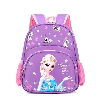 Nuevas mochilas Elsa para niñas de 3 a 7 años, de gran capacidad, impermeables, ligeras, cómodas y transpirables, protegen la columna vertebral.