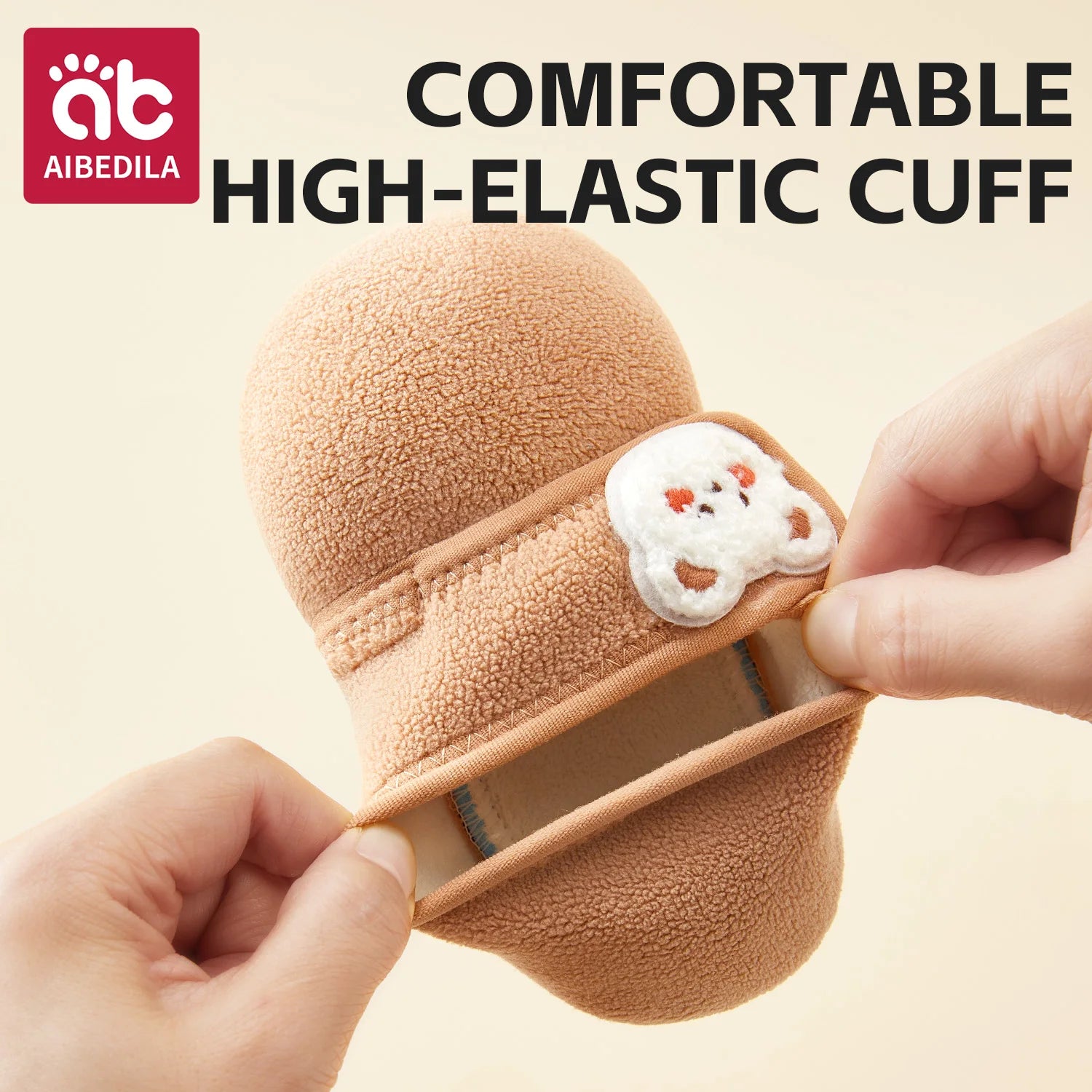 AIBEDILA Toddler Walking Shoes Warm Soft Baby Booties Infant Boys Girls Non-slip Floor Socks Baby Velcro Shoes Winter 0-4T