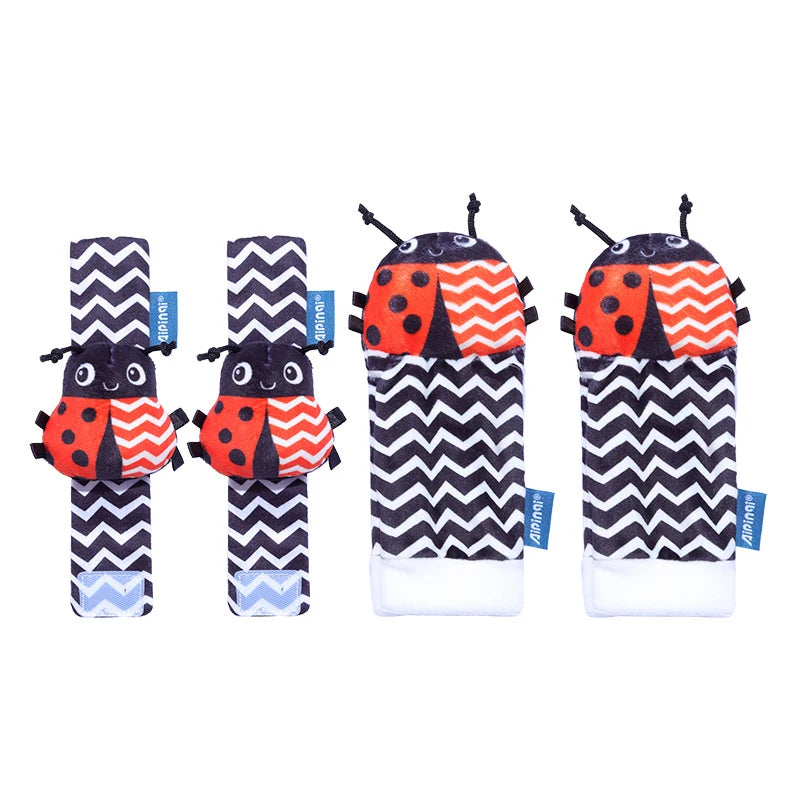 Baby Toys 0 6 12 Months Cute Stuffed Animals Baby Rattle Socks Wrist Baby Rattles Newborn Toys Make Sounds Games For Babies