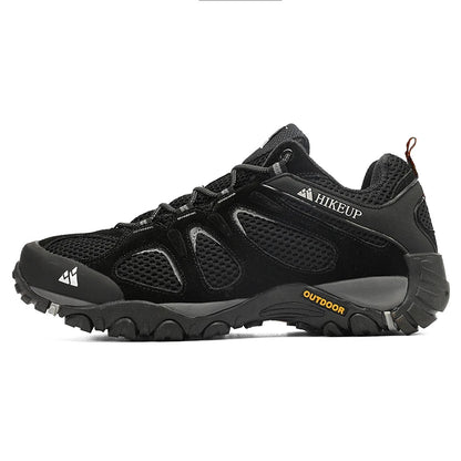 HIKEUP Men Shoes Breathable Splashproof Outdoor Hiking Shoes Mountain Climbing Sport Men Hunting Trekking Sneaker