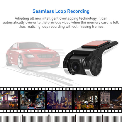Podofo Dash Cam ADAS Car DVR ADAS Dashcam DVRs Video HD 720P USB TF Card 16G/32G Auto Recorder for Android Multimedia Player DVD