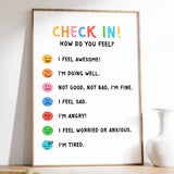 Mental Health Poster Encouragement Prints Calm Corner Canvas Painting Therapy Wall Art Picture Classroom Home Decoration