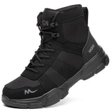 Steel Toe Shoes for Men Women Lightweight Anti-smash Steel Toe Sneakers Indestructible Work Boots Construction Safety Shoes