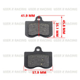 USER-X Universal Motorcycle Disc Brake Pad Front Rear Disc Brake Pads Block Shoes Scooter VICTORIA Blade RG125 Honda 145