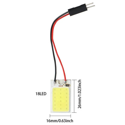 C5W Festoon LED Bulb 31mm 36mm 39mm 41mm T10 W5W LED COB Light 12V White 7000K Car Interior Dome Reading Trunk Lmaps