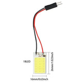 C5W Festoon LED Bulb 31mm 36mm 39mm 41mm T10 W5W LED COB Light 12V White 7000K Car Interior Dome Reading Trunk Lmaps