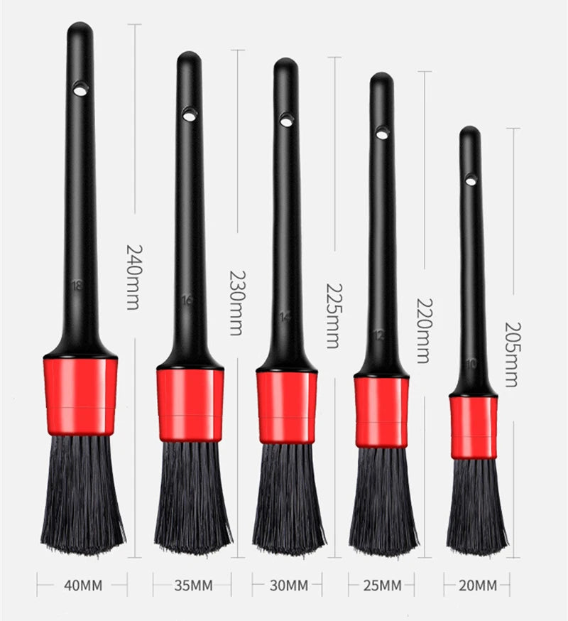 1/4PCS Car Wash Brush Detail Small Automotive Interior Cleaning Tools Air Conditioner Air Outlet Cleaning Brush Auto Wheel Brush