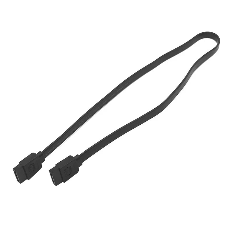 Cable de datos serial para disco duro de estado sólido Sata 3.0 de 40/50 cm, 6 Gb/s, multiespecificación, flexible, de transmisión rápida.