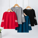 Children's quick-drying sports long sleeve T-shirt comfortable and fashionable sports running basketball football cycling T-shir