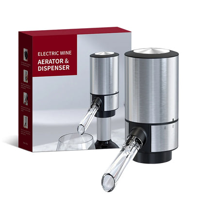 Decantador eléctrico USB Decantador eléctrico inteligente de vino tinto Decantador eléctrico neumático fácil de limpiar Dispensador de vino creativo