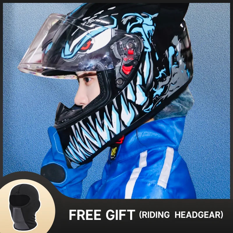 Full Face Helmet Motocross Helmet Breathable Helmet Wear-Resistant Helmet For Motorcycle Anti-Fall Motorcycle Helmets Supplies