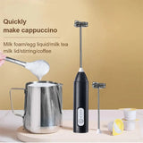 Electric Coffee Milk Foaming Mixer Coffee Creamer Whisk Handheld Egg Beater Froth Mixer Kitchen Automatic Kitchen Whisk Tools