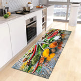 Felpudo moderno para cocina, entrada, pasillo, dormitorio, sala de estar, decoración, balcón, baño, antideslizante, largo 