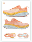 HOKA Sport Running Shoes Bondi 8 Breathable Anti Slip Cushioning Road Runs Shoes Men Sport Shoes Lifestyle Outdoor Sneaker Women